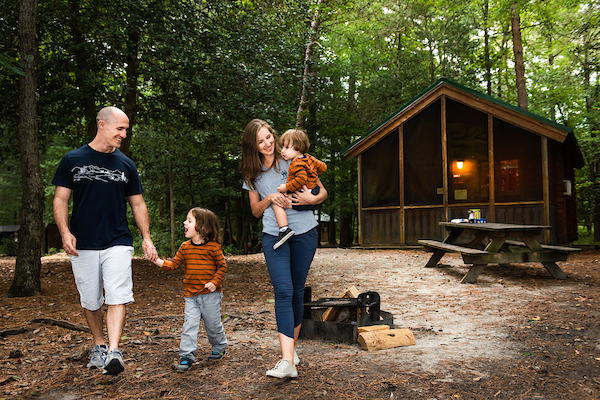 Camp Amid the Pines